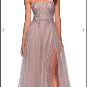 La Femme prom engagement evening dress